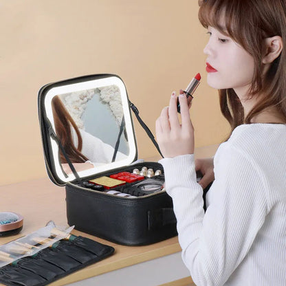 LED Mirror Vanity Case
