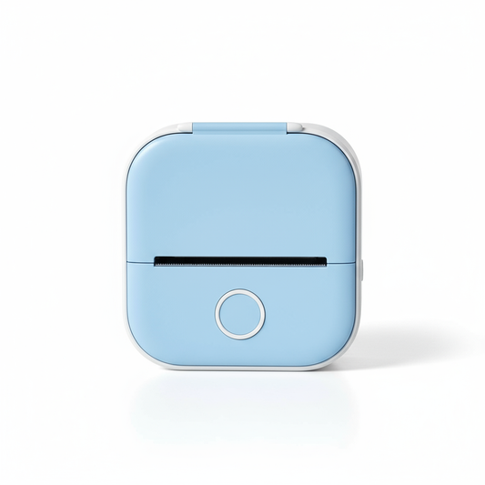 Blue Portable Thermal Printer