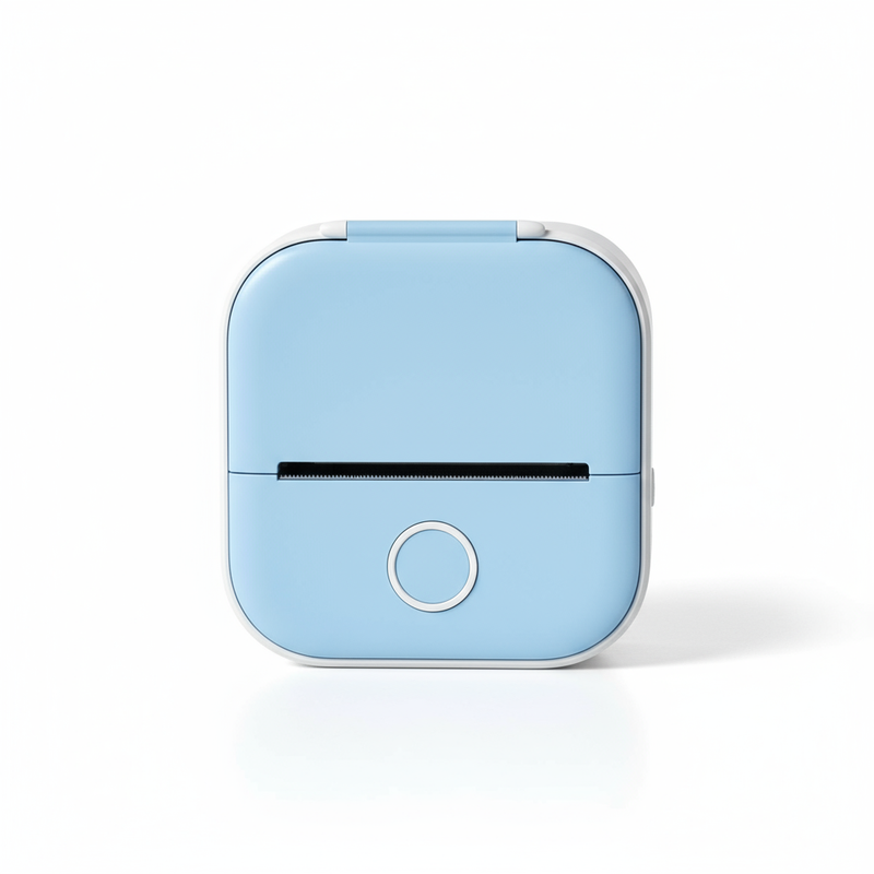 Blue Portable Thermal Printer