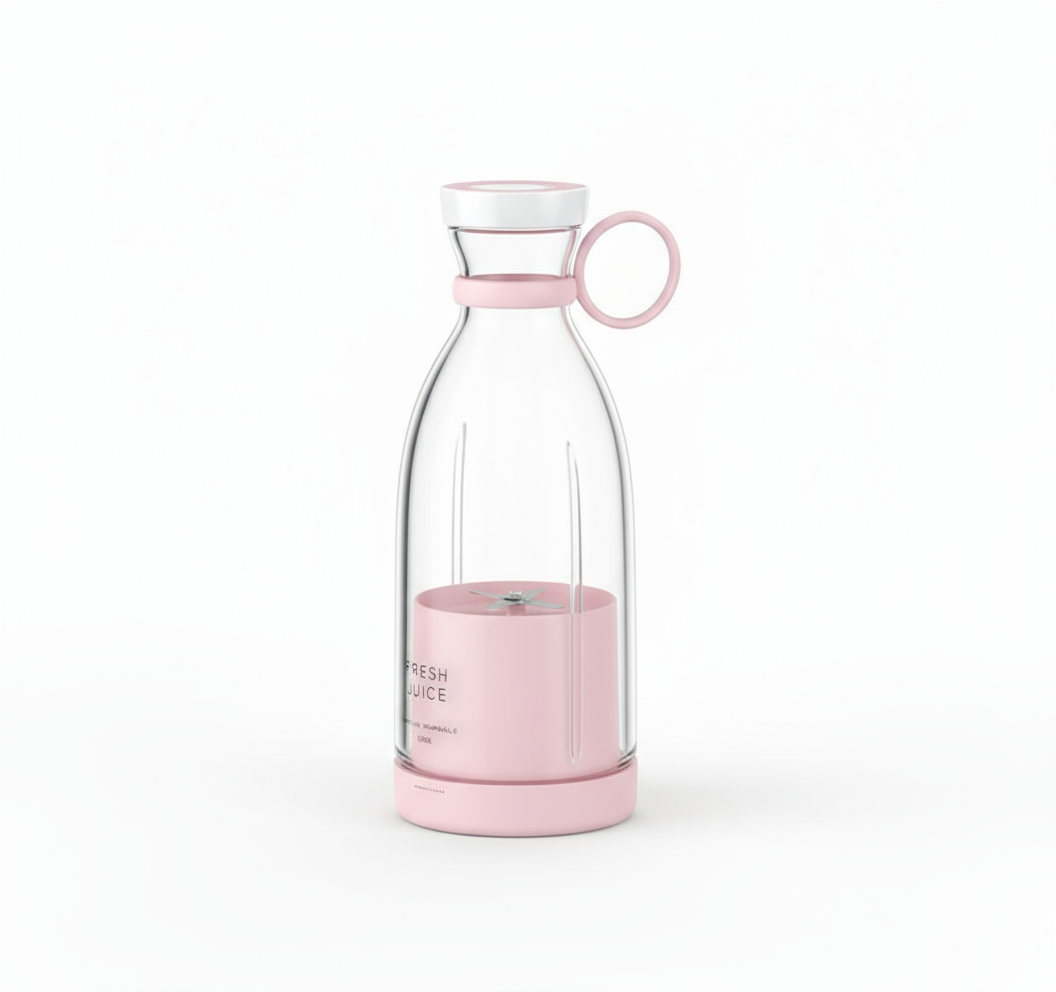 Pink blender with matching interior