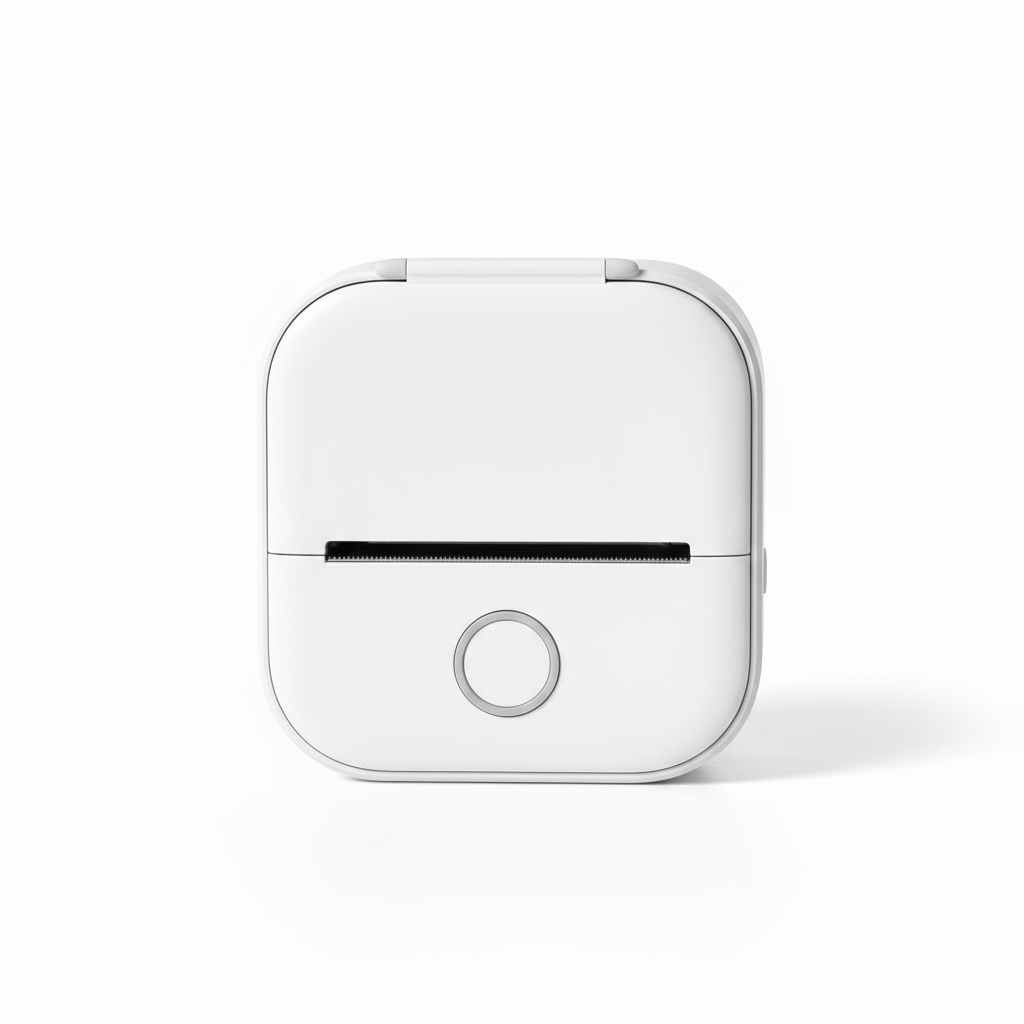 White Portable Thermal Printer