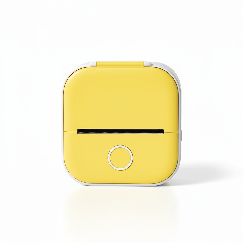 Yellow Portable Thermal Printer