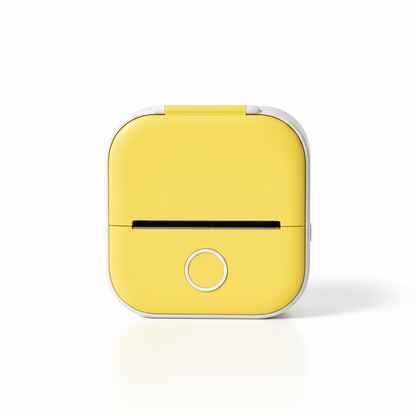 Yellow Portable Thermal Printer